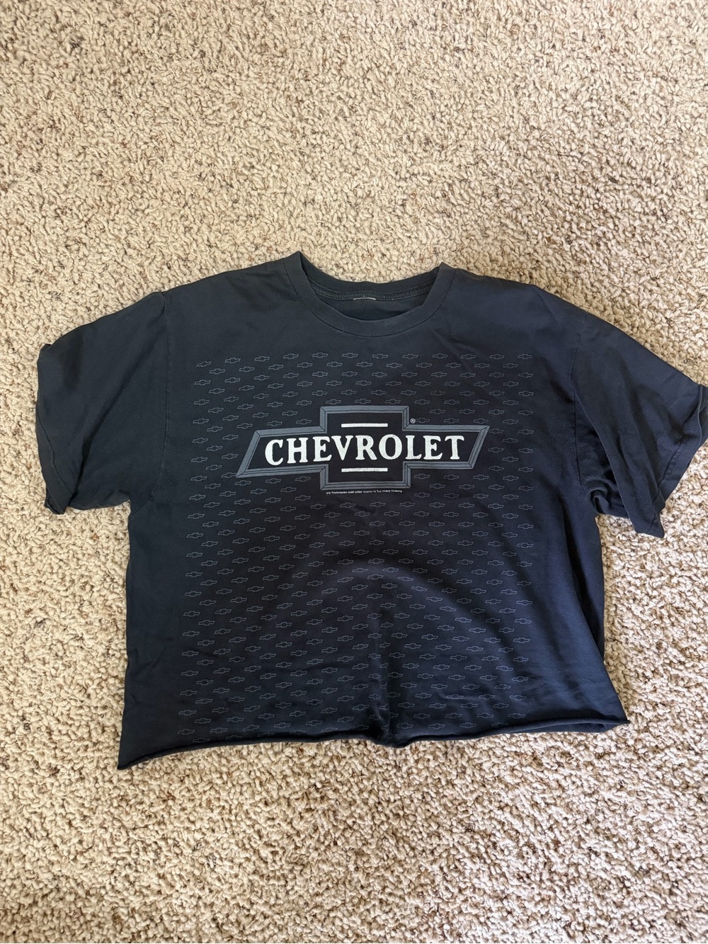 Chevrolet Vintage Logo Cropped T-Shirt
